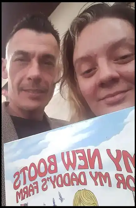 David Haaves Little Dannys Dream Bus book tour 2022 Florida USA -- David Haave